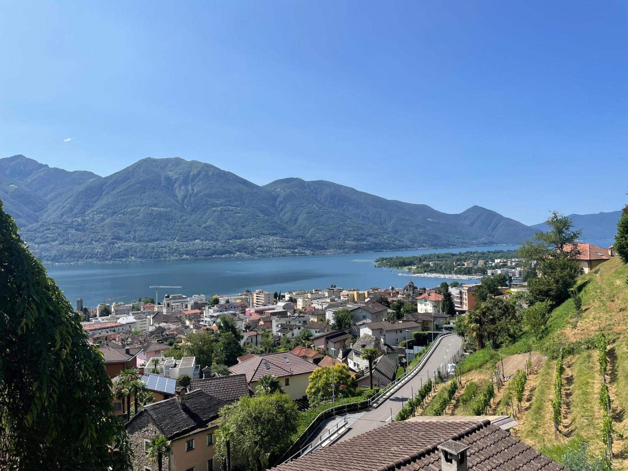 Ferienwohnung Casa Sibylle Bei Locarno Exterior foto